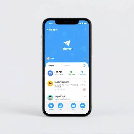 Screenshot of the Telegram app interface on a mobile phone.
